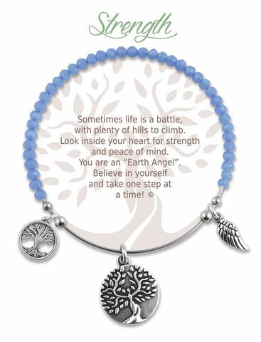 Earth Angel Bracelet Strength Blue
