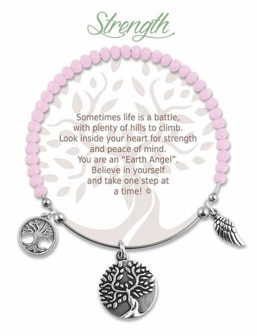 Earth Angel Bracelet Strength Pink