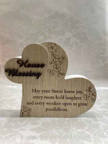 Heart Plaque House Blessings