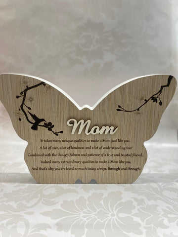 Butterfly Plaque Mom