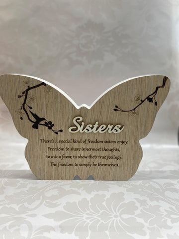 Butterfly Plaque Sister
