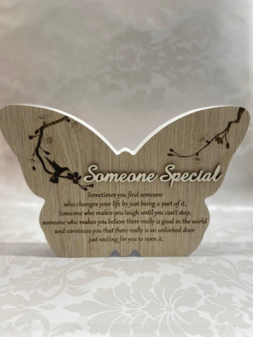 Butterfly Plaque Someone Special