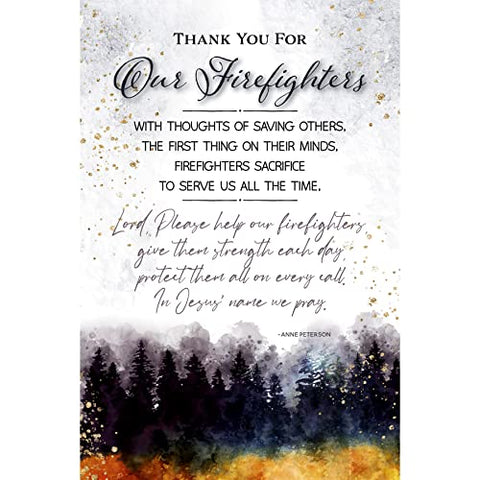 DEXSA THANK YOU FIREFIGHTER'S PLAQUE