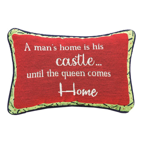 A Man's Castle Pillow