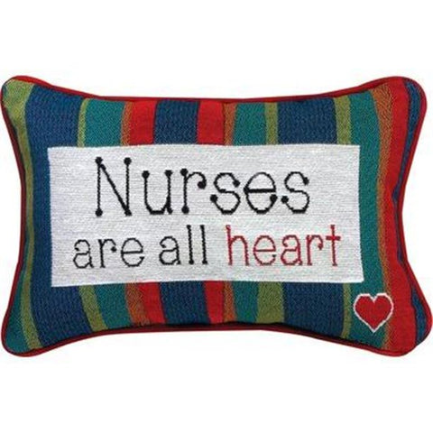 Nurses Are All Heart Pillow