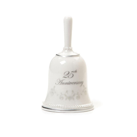 25TH ANNIVERSARY BELL FIGURINE - Cardsmart & Gift