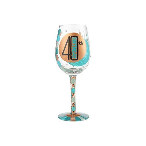 LOLITA WINE GLASS 40 NEVER LOOKED SO GOOD - Cardsmart & Gift