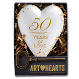 50 Years of Love Art Heart