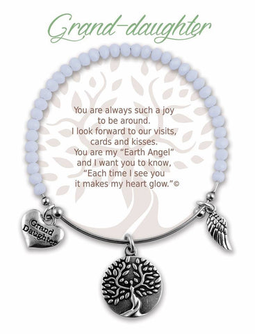 Earth Angel Bracelet Grand-daughter White