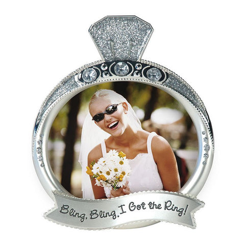 BLING, BLING, I GOT THE RING PICTURE FRAME - Cardsmart & Gift