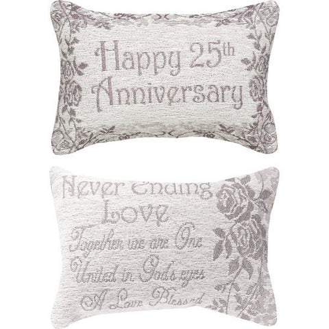 Happy 25th Anniv Pillow