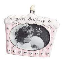 Happy Birthday Cake Frame Blue/Pink