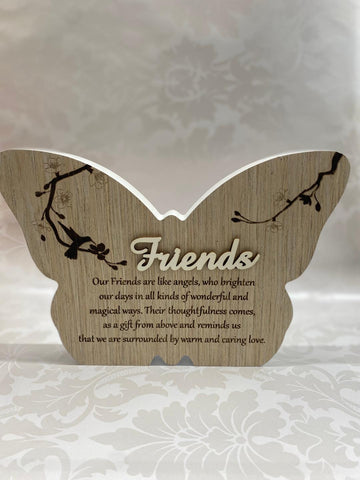 Butterfly Plaque Friends