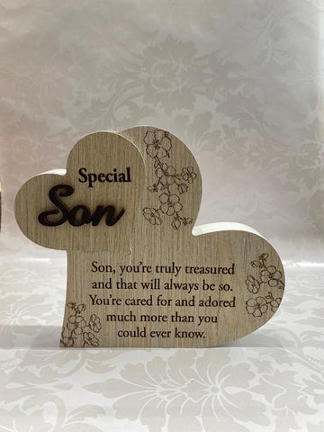 Heart Plaque Son